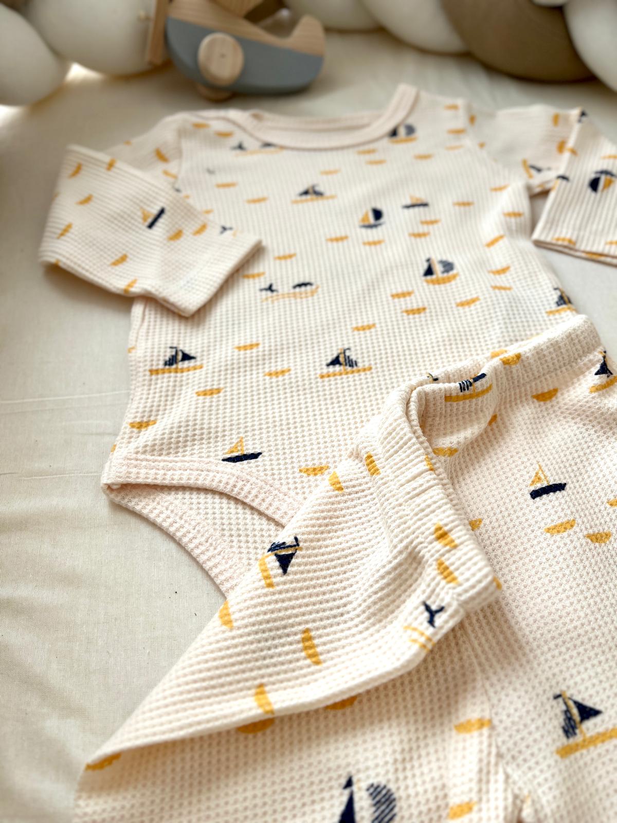 Yelken Desenli 3'lü Patikli Alt