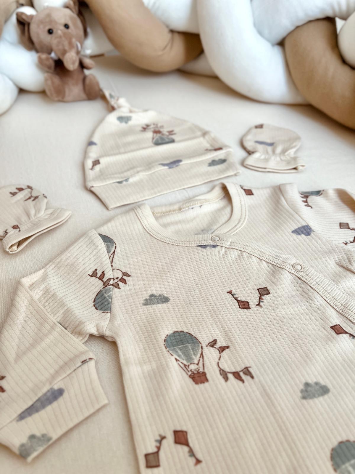 Paraşüt Desenli 5'li Tulum Seti