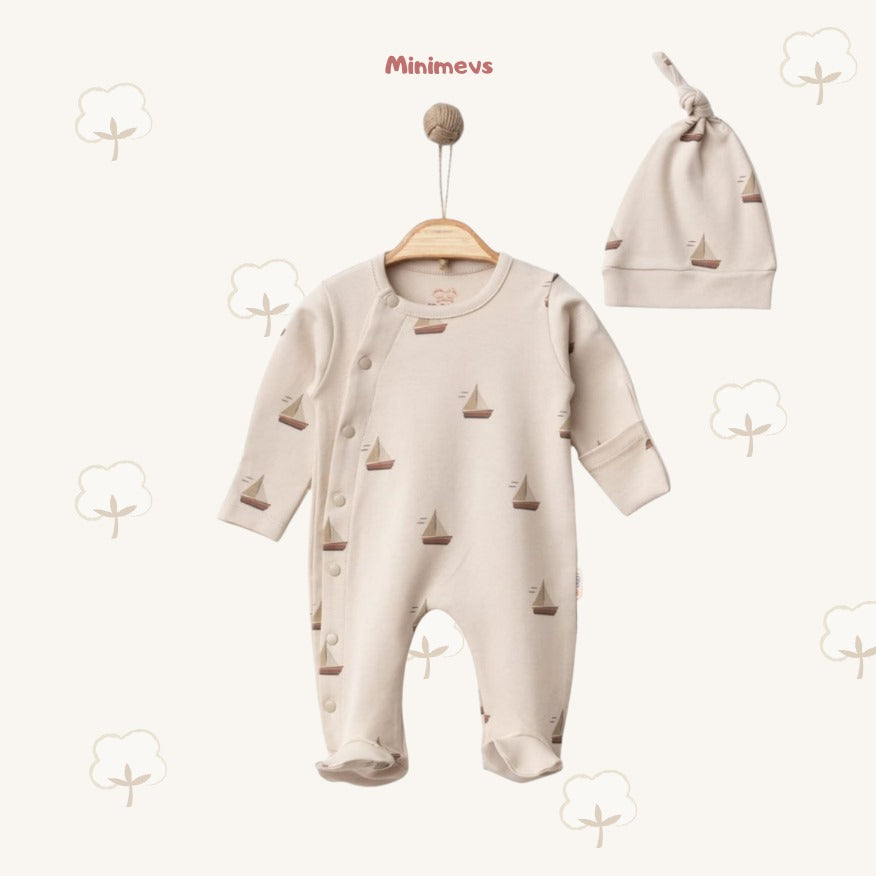 Yelken Desenli Tulum Seti