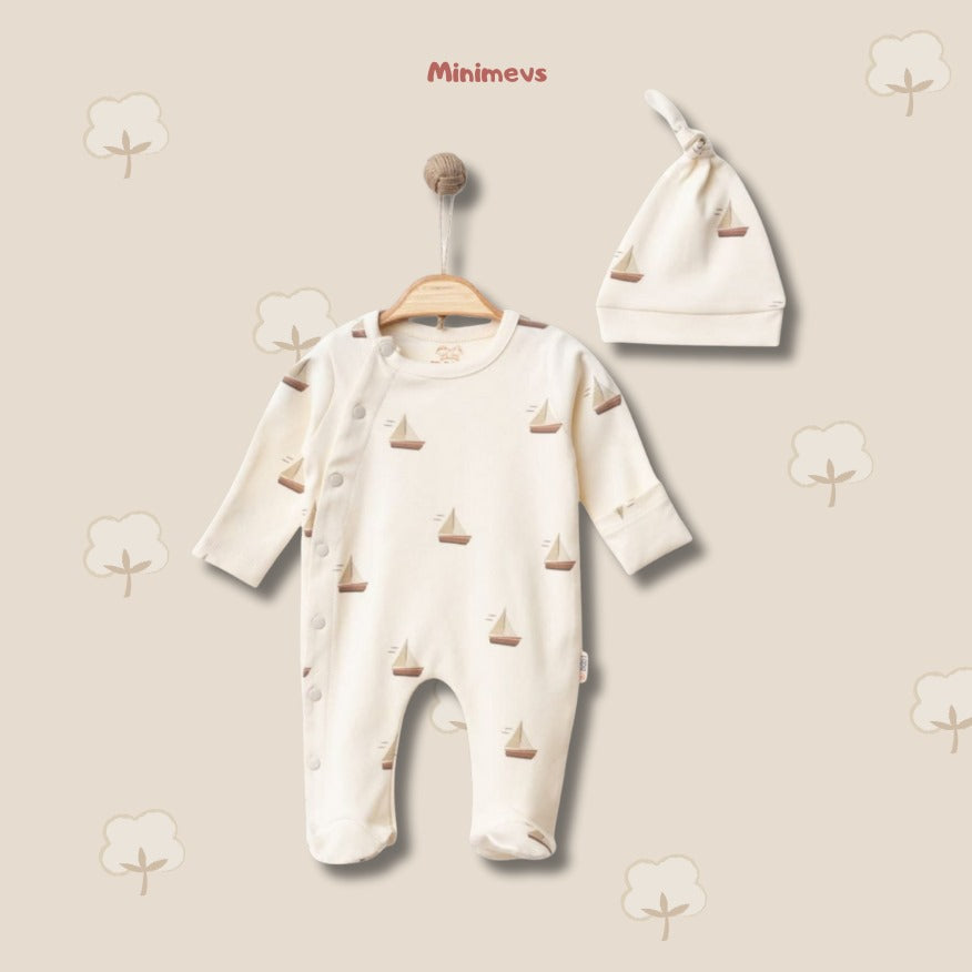 Yelken Desenli Tulum Seti